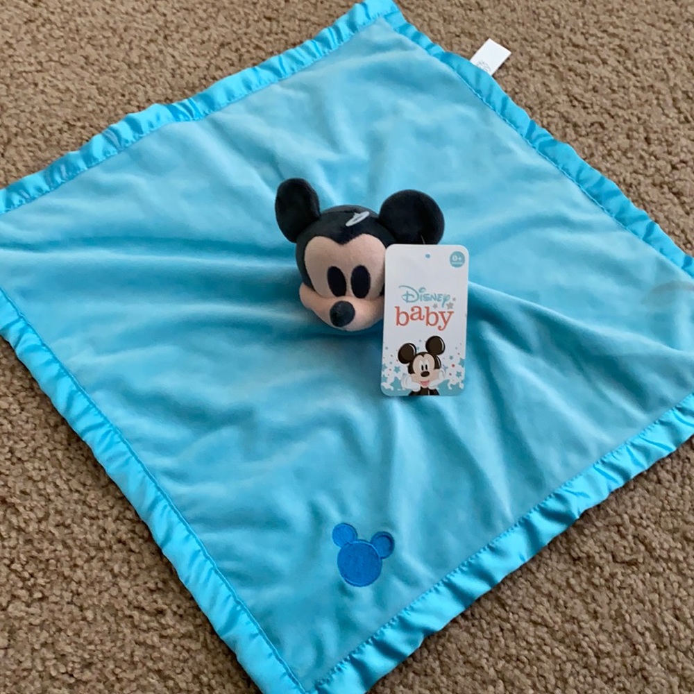 Disney MICKEY MOUSE Baby Lovey Security Blanket